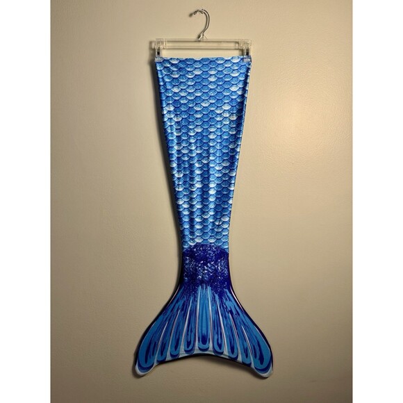 Fin Fun Mermaidens Monofin Swimming Tails, Youth Small-Medium, Blue - Picture 1 of 3